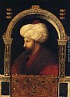 Giovanni Bellini Canvas Paintings - Sultan Mehmet II.